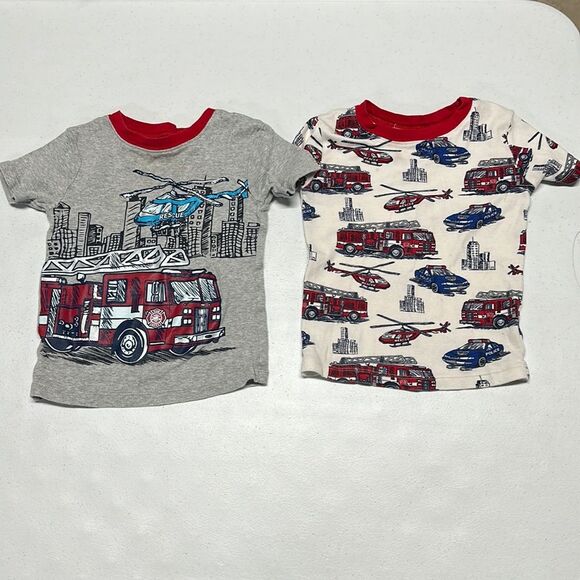 Other - 😍 3 for $15 😍 Boys Members Mark 2X lot of pajama shirts sz 4T